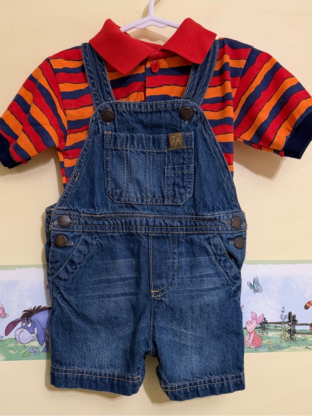 Vintage boys overall set